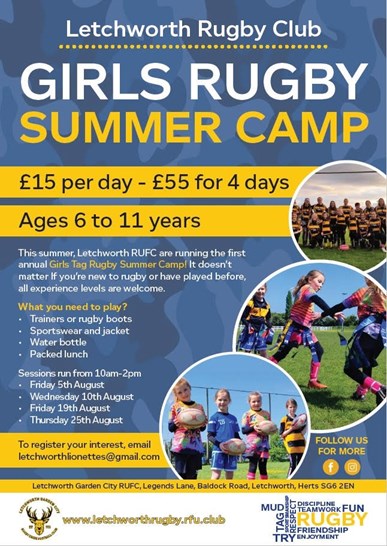 Girls Rugby Summer Camp